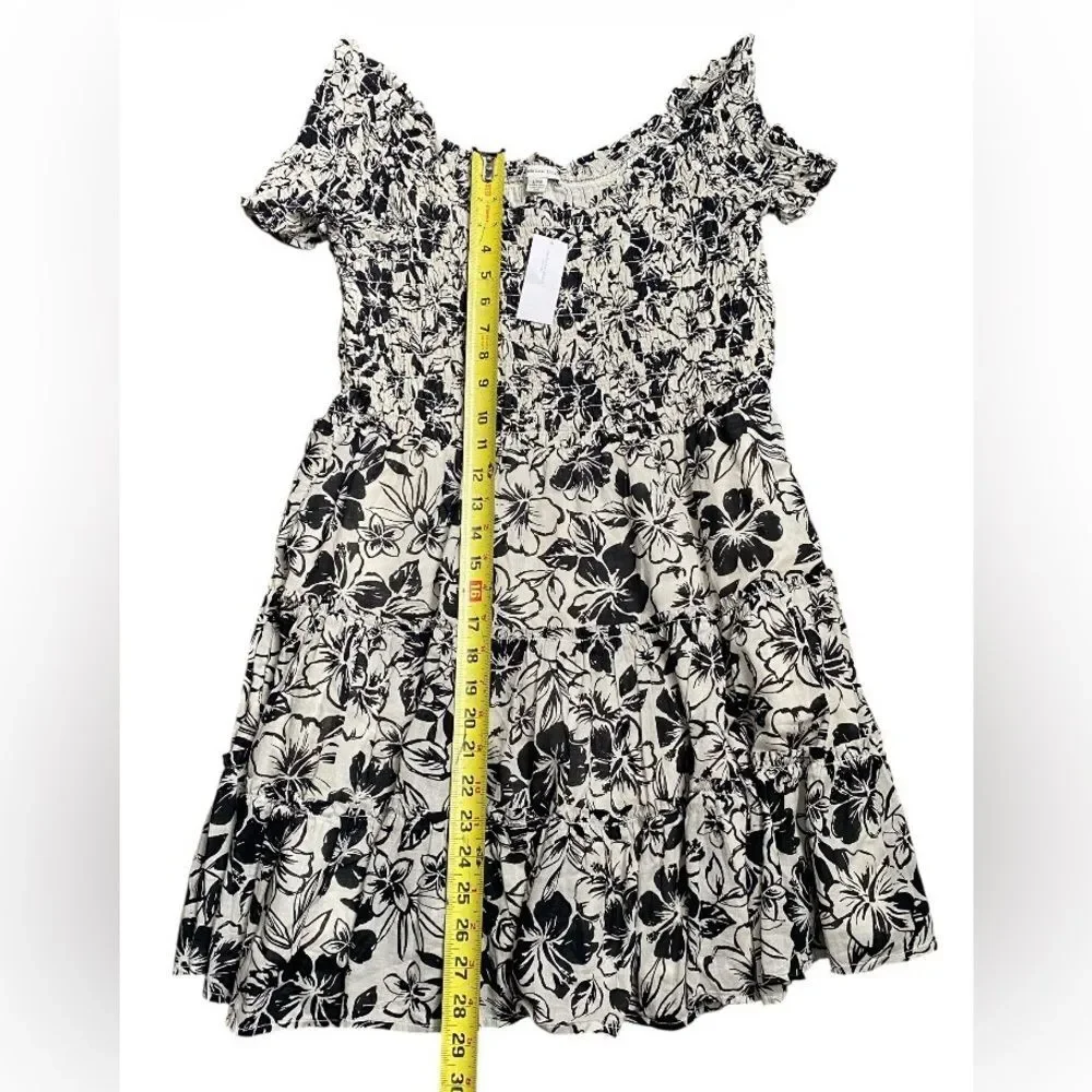 American Eagle Outfitters Womens Floral Mini Dress Size L - Picture 5 of 8